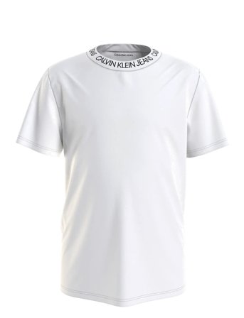 Intarsia Logo T-Shirt White Calvin Klein