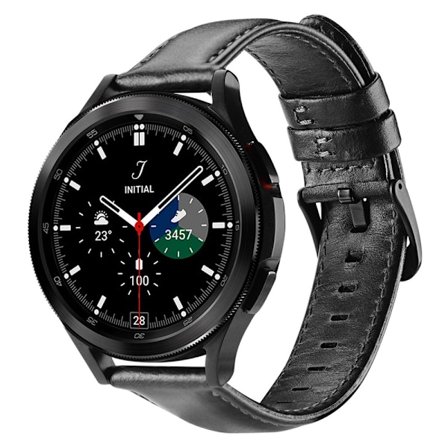 Dux Ducis Nahkaranneke Samsung Galaxy Watch 7 40mm Musta