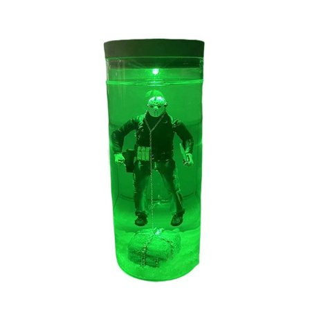CDQ Ny Jason Voorhees lampe hjemmedekor Grønn