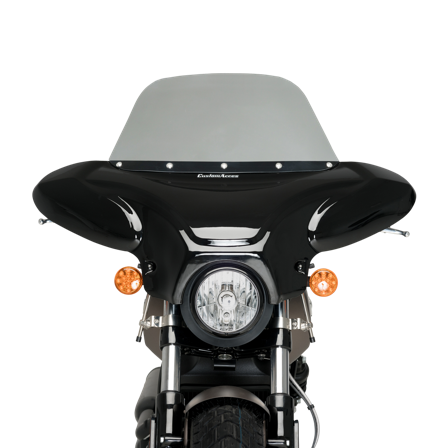 Windschutzscheibe CustomAcces Batwing Smoke