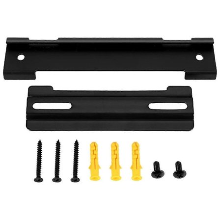 -120 Vægbeslagssæt til Solo 5 Soundbar, til Cinemate120, med skrue og væganker, sort