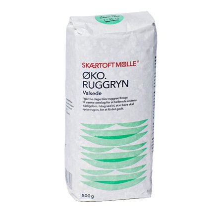 Skærtoft mølle Ruggryn valsede Ø 500 g, Helse & Madvarer, Gryn, Flager & Drys, Drys