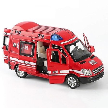 1/32 Legering Ambulanse Politibiler Støpegods & Leker Kjøretøy Modell Brannbil Metall Trekk Tilbake Lyd & Lys Bil Leker For Barn - Ya