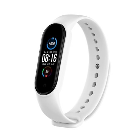 Xiaomi Mi Band 5 hållbar klockarmband - vit