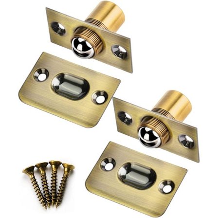 Klämhållare för dörr, 2-pack, klämhållare för dörrkula för överkant av dörr, fransk dörrkula, klämlås, justerbar klämhållare