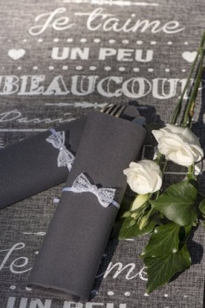 Spetsrosetter till bröllop 10-pack