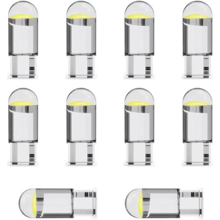 15 stk T10 LED Sidelyslampe Hvid W5W 501 168 194 LED-lamper Nummerpladelys til Bilpærer Cool White 6000K