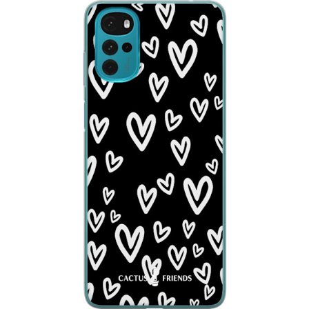 Yhteensopiva Puhelinkuori Motorola Motorola Moto G22 Cactus and Friends - Handdrawn Love Chaos