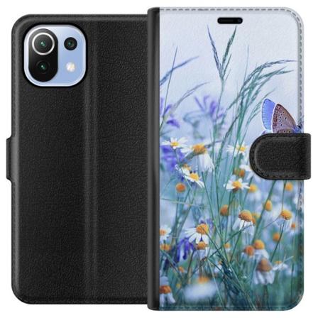 Xiaomi Mi 11 Lite Plånboksfodral Blommor