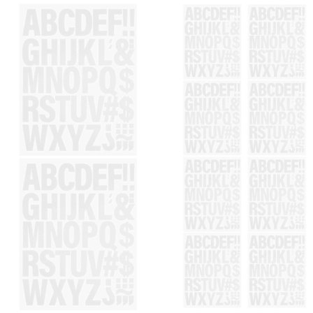 10 ark Stryk på Bokstäver Stryk på Märken Bokstäver Stryk på Bokstäver För Tröjor Värmeöverföringar Bokstäver Stryk på Alfabet För Tyg