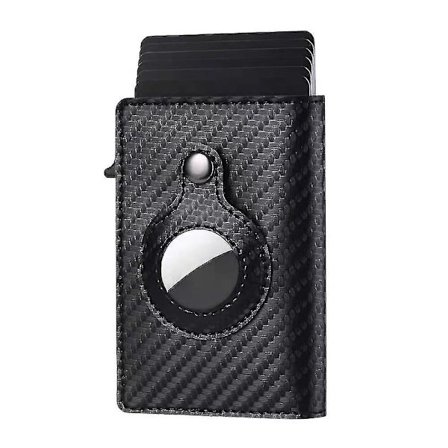 Mens Slim Wallet For Airtag With Money Clip Rfid Blocking Credit Card Holder Minimalist Smart Wallet For Men With Gift