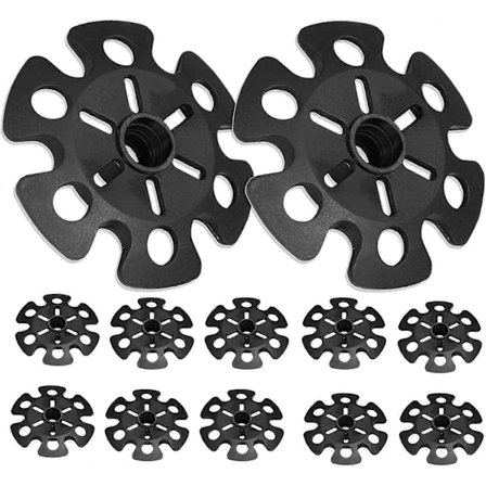 Vandrestavskurv - Universal Sne Ski Mudderkurve Aftagelig Vandrestavspidsbeskytter Gummi Vandrestav (12 STK)