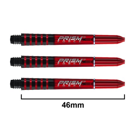 Ejes Winmau Prism Force | Winmau.com Mediano / Rojo