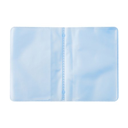 3 stk. gjennomsiktige plastlomme-innsatser for kredittkort med 10 sider og 20 spor