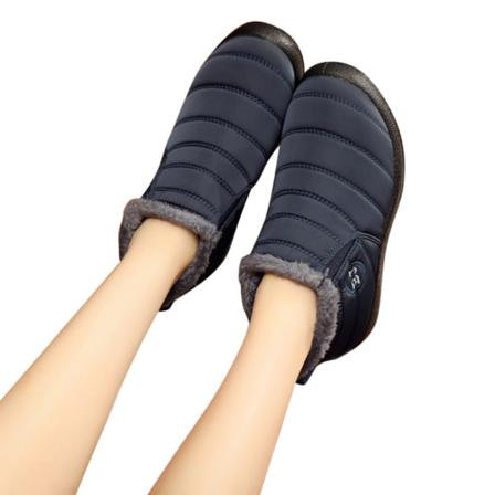 Vattentäta Snow Sneakers Stövlar Ankel Skor Utomhus Anti-Slip Booties Vinter för kvinnor woman d 36