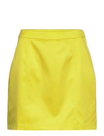 Casja Skirt 14568 Kort Skjørt Gul Samsøe Samsøe*Betinget Tilbud