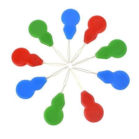 Nåltrådare, 9-pack Plast Nåltrådare Mässing Trådare Gå