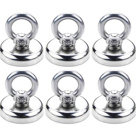 Magneettiset koukut Neodyymimagneetti Magneettiset koukut Magneetit Vahvalla koukulla 40kg vetovoima