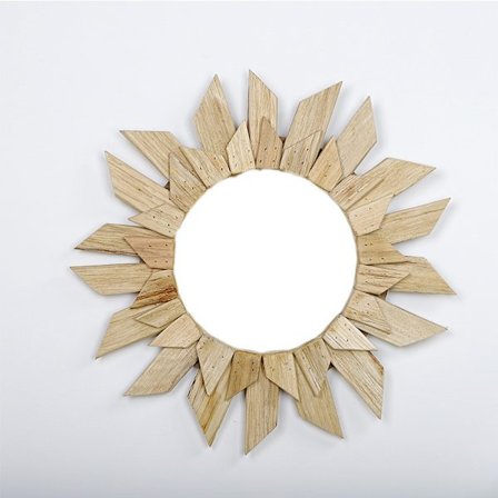 Boheme vægdekoration spejl Antik træspejl Boheme spejl Boligindretning Bondegårdsrumsdekorationer Soveværelse Stue Karboniseret