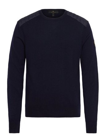Belstaff Kerrigan Crewneck Jumper - Navy - L
