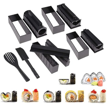 10 st Plast Professional Sushi Making Kit Form