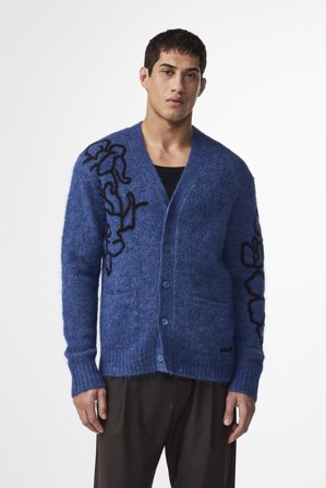 NN.07 Kyle Cardigan Male Blue