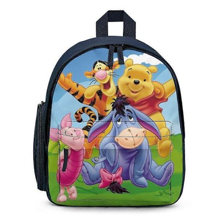 Nalle Puh Lasten Reppu Koululaukku Kirjalaukku Päiväreppu Matkalaukku Pojille Tytöille