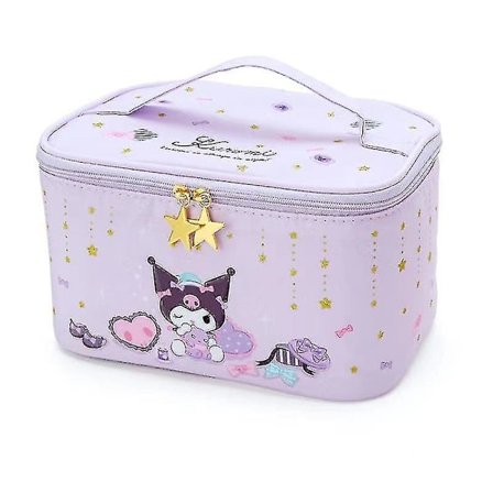 Born Pretty Sanrios Kuromi Cinnamoroll Kawaii Tegneserie Pu Sminkeveske Utendørs Multifunksjonell Reise Kosmetikkveske Toalettmappe