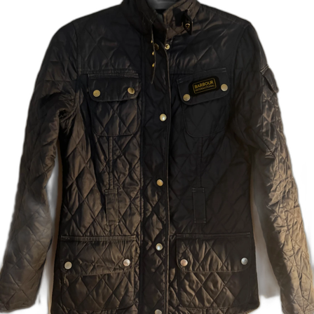 Svart quiltad jacka från Barbour