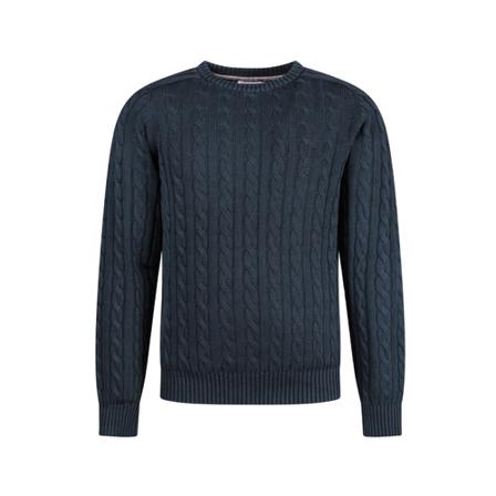 Sun68 Maglia , Blauw , Heren , Maat: L Truien & Vesten