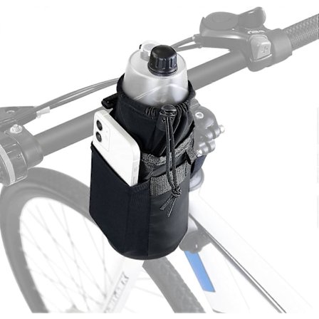 Cykelflaskeholder Taske, Vandtæt Isoleret Aftagelig med Skulderrem Cykelstel