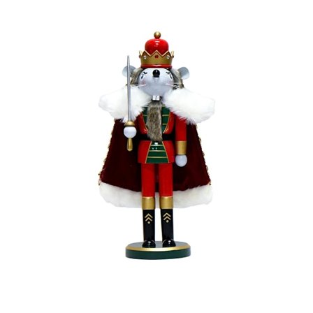 Jule Nøtteknekker Musekonge Skrivebords Ornament Statue Nøtteknekker Dukke