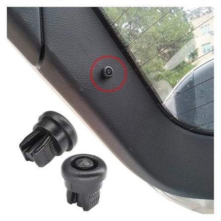 2 stk. Svart Bagasjehylle Stropp Klips 7705099001 Plastbrett Tau Oppheng Pivot Krok for Renault Clio/Scenic/Laguna