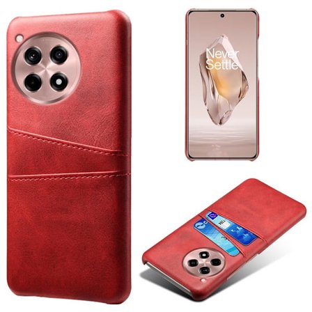 OnePlus Ace 3 / OnePlus 12R skal med korthållare - Röd