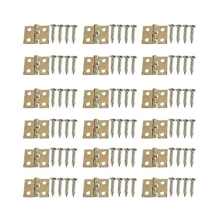 200 stk. 1/12 Legetøjsrum Miniature Møbler Skab Skab Mini Hængsler