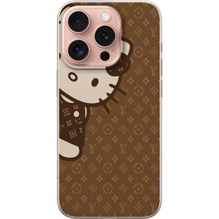 Apple iPhone 16 Pro Gennemsigtig cover Hello Kitty - LV