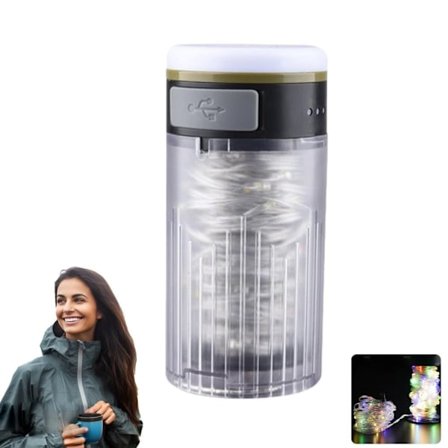 Lyslenke for telt – 10 meter utendørs campinglys Campinglampe Lykt / Teltlampe - Lampe for camping_OF