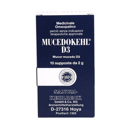 Sanum Mucedokehl D3 Medicinale Omeopatico 10 Supposte