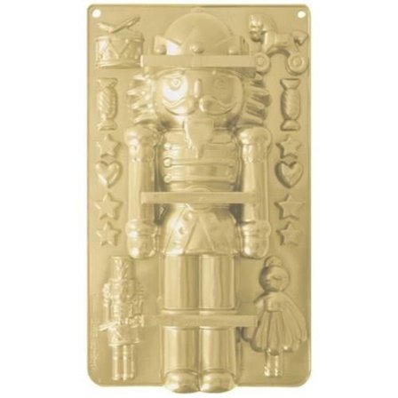 Silikoneform - SCRAPCOOKING - Nøddeknækker - 100% platinum - 33,3x17,4cm - Guld