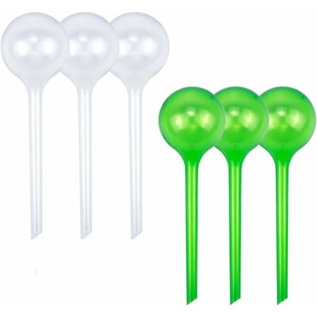 6 stk. Vandingskugler, Automatiske Drypvandingskugler, Vandingssæt Automatisk Vanding Udstyr til Planter-