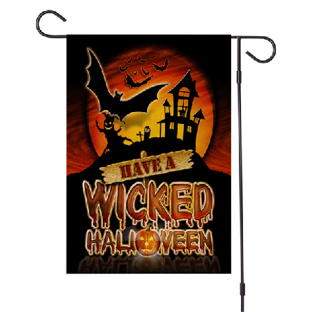 Halloween Linne Trädgård Banner Bakgrund Hängande Part Dekoration