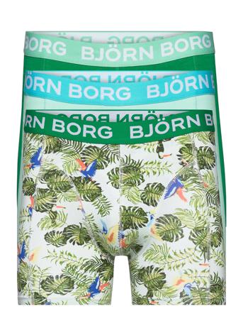 Essential Boxer 3P Boxershorts Multi/mønstret Björn Borg