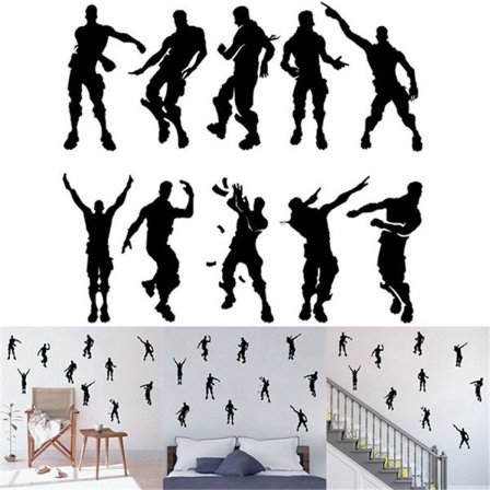 Videospel Väggdekal Väggklistermärke Affisch (13,7" x 22,8")Floss D