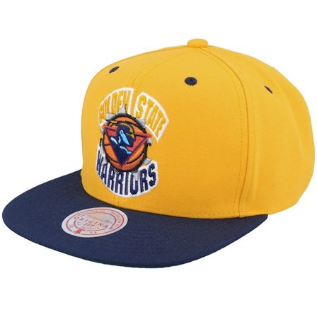 Mitchell & Ness - NBA Gul snapback Kasket - Golden State Warriors Breakthrough Yellow Snapback @ Hatstore