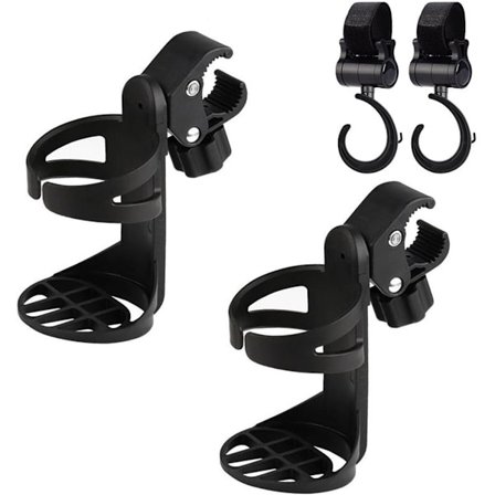 Koppholder, Koppholder Barnevogn, Sykkelkoppholder, 360 Graders Rotasjon, Med Stor Kaliber For Barnevogner, Triller, Sykler, Terrengsykler