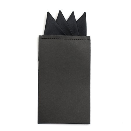 Menn's Forhåndsfoldede Lommetørkle på Kort Solid Triangler Dress