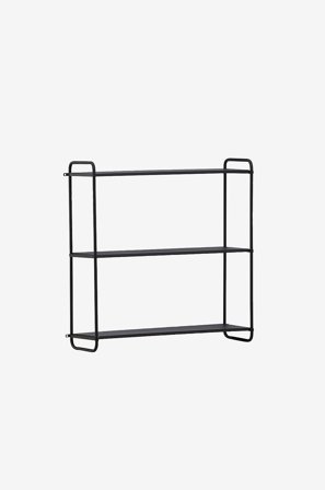 Venture Home - Hyllykkö Lyon - Musta - Seinähyllyköt - - Homeroom