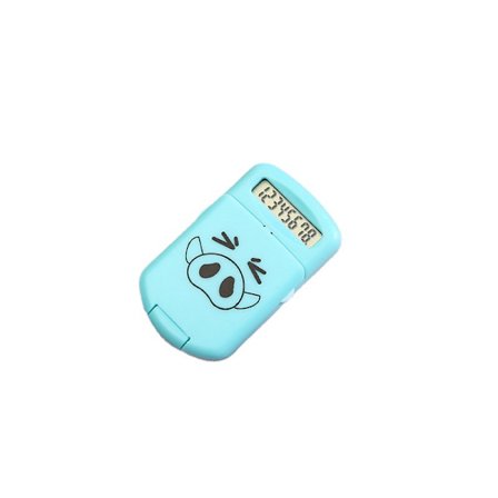 Mini-kalkulator Bærbar Lommeformat Tall Farge Elektronisk Kalkulator med Silikonknapper for Barn Studenter