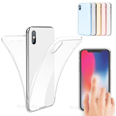Huawei Mate 20 Pro Dubbelsidigt silikonfodral TOUCHFUNKTION Roséguld