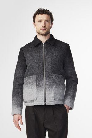NN07 Gael 8438 Jacket male Grey Wool Blend